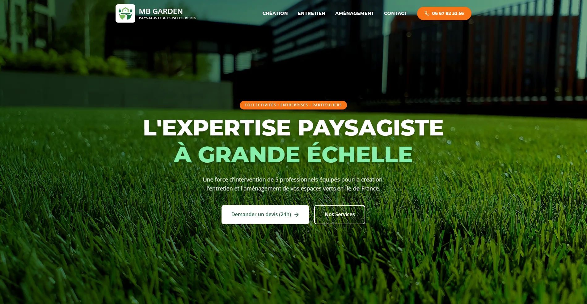 site internet mbgarden